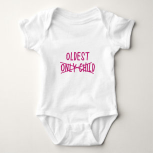 Äldsta med Enda Barn Överstruket T Shirt