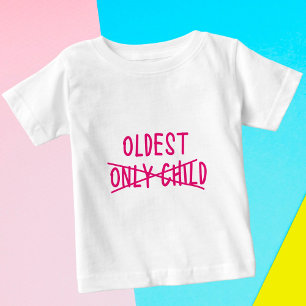 Äldsta med endast barn överstruket t shirt