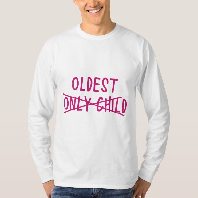 Äldsta med endast överordnad t shirt (Framsida)
