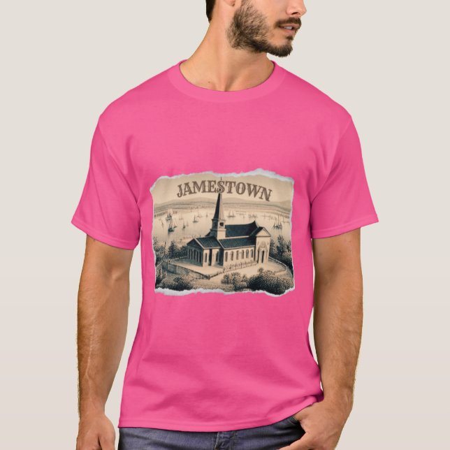 Äldsta städer vintage t shirt (Framsida)