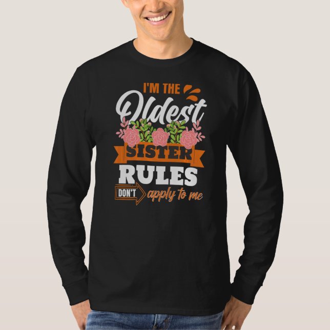Äldsta systervisning t shirt (Framsida)