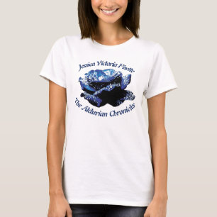 Aldurian rosa Lös-passande skjorta T Shirt