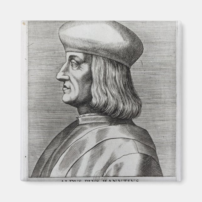 Aldus Manutius Magnet (Framsidan)