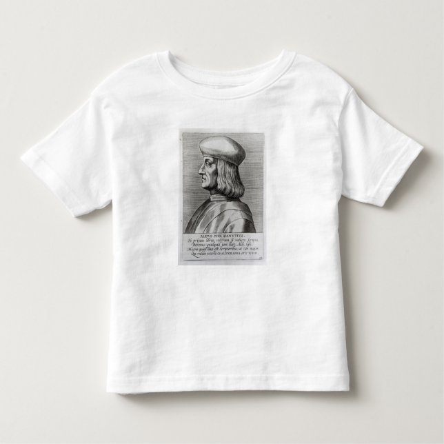 Aldus Manutius T Shirt (Framsida)