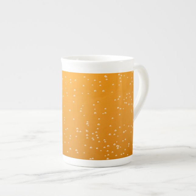 Ale med små bubblor Background Art Benporslin Mugg (Framsida höger)