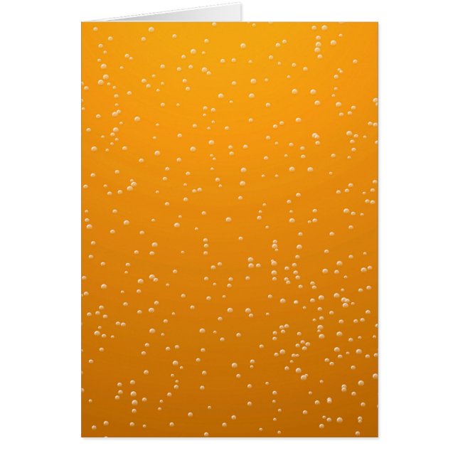 Ale med små bubblor Background Art Hälsningskort (Framsidan)