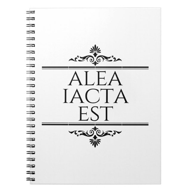 Alea Iacta Est Anteckningsbok (Framsidan)