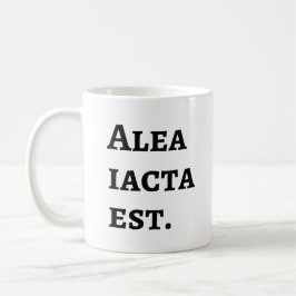 Alea Iacta Est - Caesar Latin Quote Kaffemugg