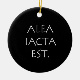 Alea Iacta Est Julgransprydnad Keramik