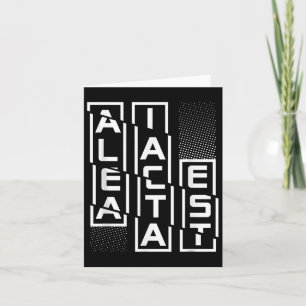 Alea Iacta Est Latin Phrase Language Motivation SA Kort