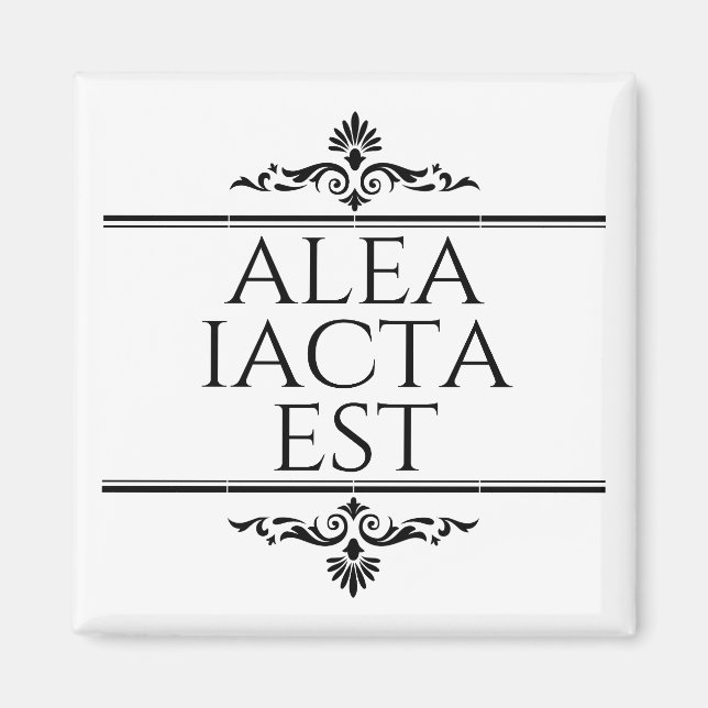 Alea Iacta Est Magnet (Framsidan)