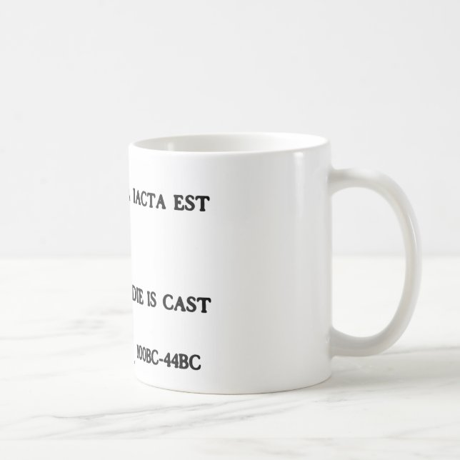 Alea Iacta Est - matrisen casts Kaffemugg (Höger)