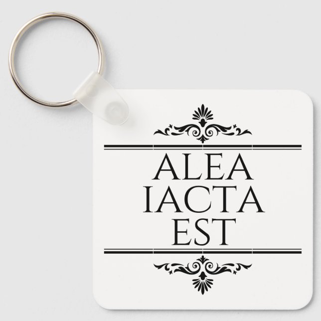 Alea Iacta Est Nyckelring (Framsida)