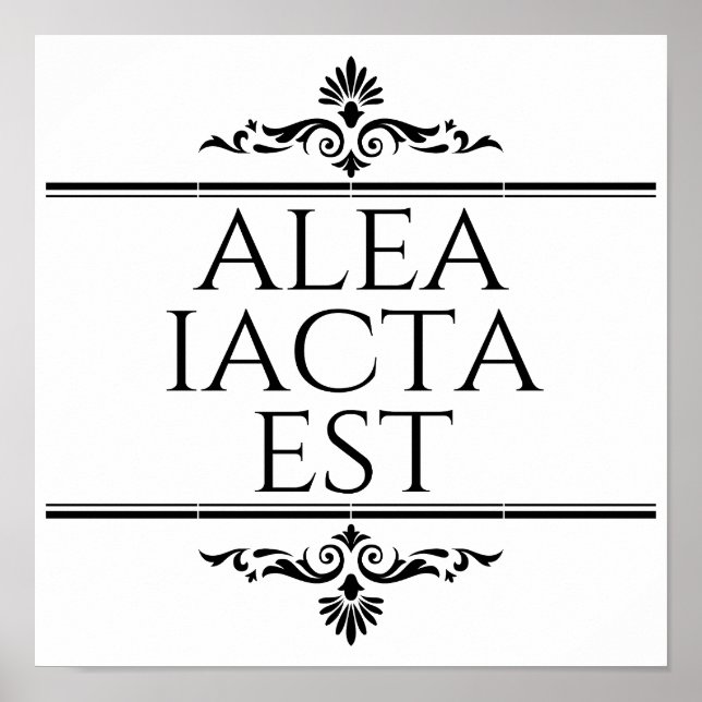Alea Iacta Est Poster (Framsidan)