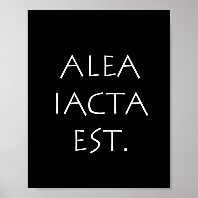 Alea Iacta Est Poster (Framsidan)