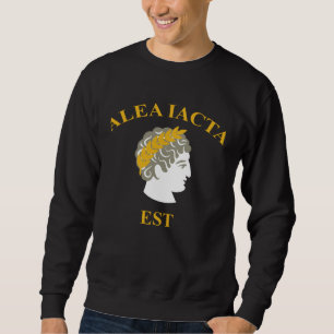 Alea Iacta Est Tärningen är Kastad Julius Caesar L Lång Ärmad Tröja