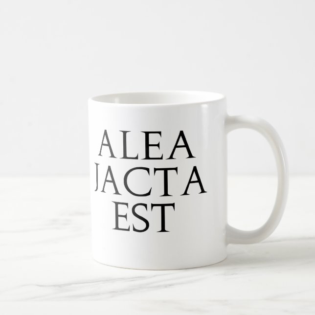 Alea Jacta Est Kaffemugg (Höger)