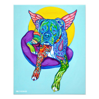 Alebrijes Boxer 16 x 20 tum Fototryck