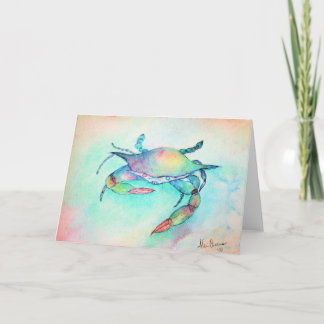 Alecias målningar i Tidigt - "Blå krabba" Kort