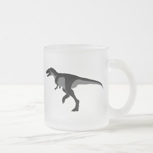 Alectrosaurus Dinosaur Frostad Glasmugg (Höger)