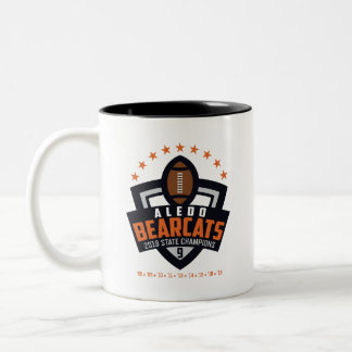 Aledo Bearcat 2019 State Champions_2-11oz.Mugg Två-Tonad Mugg