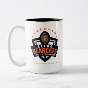 Aledo Bearcat 2019 State Champions_2-15oz.Mugg Två-Tonad Mugg