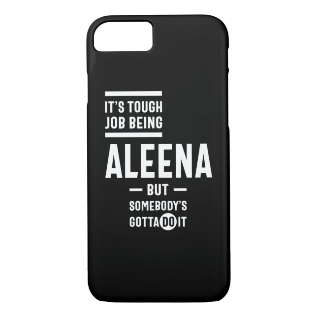 Aleena Personlig Namn Birthday Case-Mate iPhone Skal (Baksida)