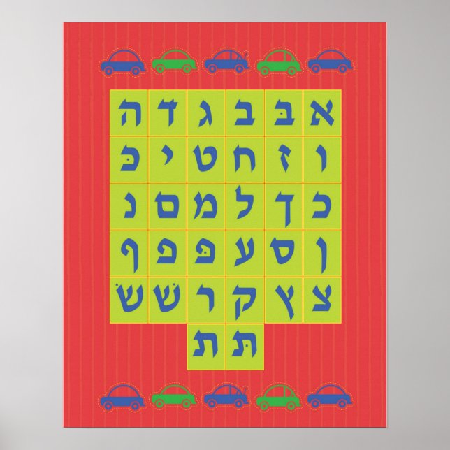 Alef Beis Poster (Framsidan)