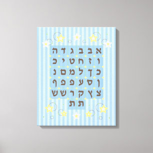 Alef Bet på Canvas