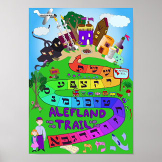 Alef Land Trail Poster/spel Poster