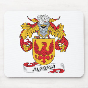 Alegria familjvapensköld musmatta
