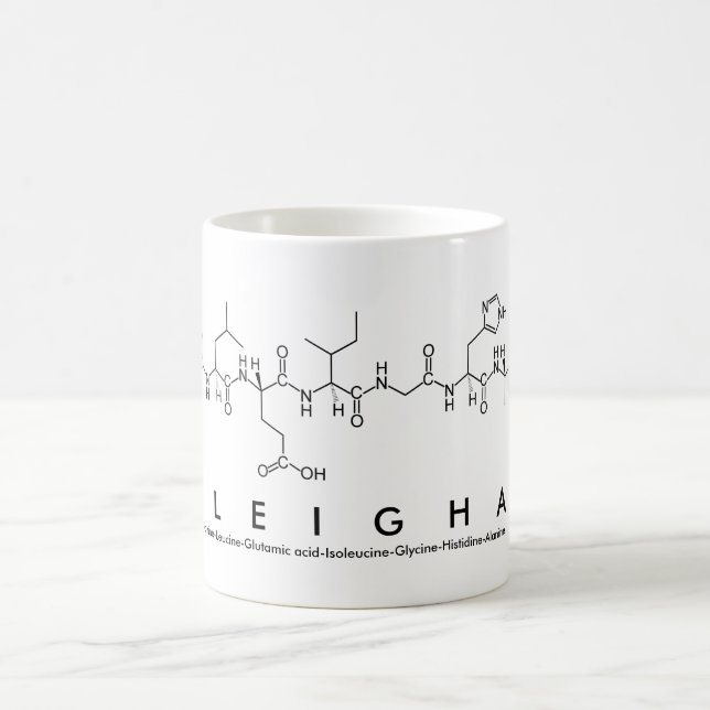Aleigha peptide namn mugg (Center)