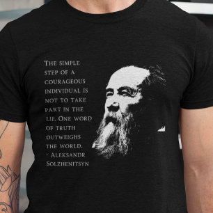 Aleksandr Solzhenitsyn anti-socialist T Shirt