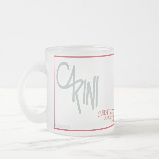 Alen för Carini mugg -02 fjädrar Cabernet (Vänster)