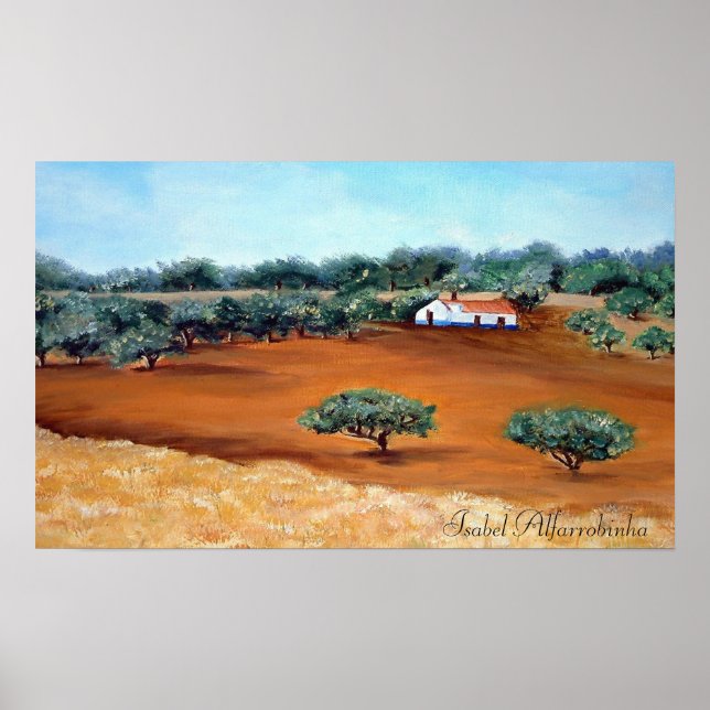 Alentejo i Portugal Poster (Framsidan)