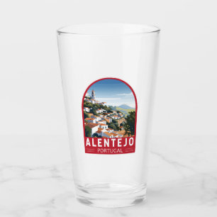 Alentejo Portugal Travel Art Vintage Glaskopp