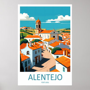 Alentejo Vintage Resor Affisch Skid Nationalpark
