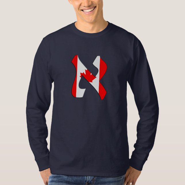 Aleph Canada.png Tee Shirt (Framsida)