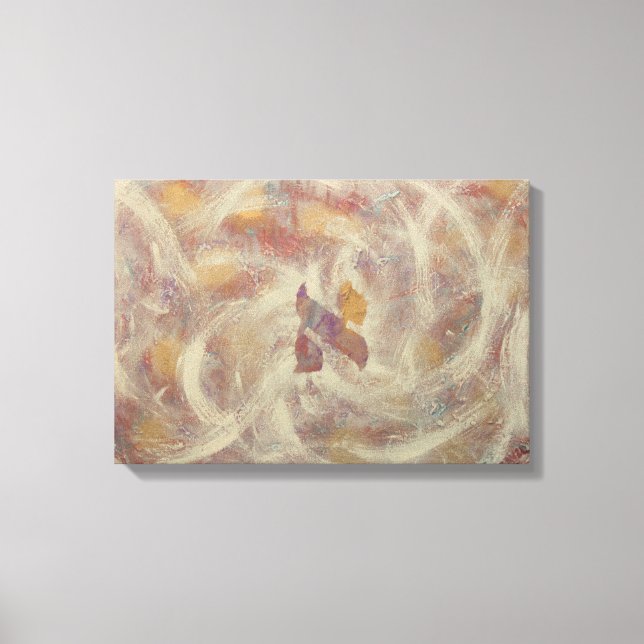 Aleph Hebrew Letter- Kabbalah Canvastryck (Framsida)