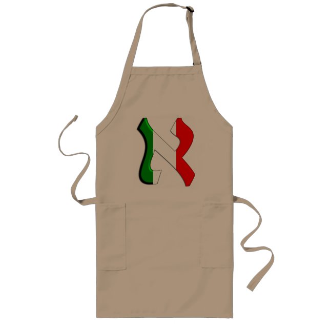 Aleph Italia Långt Förkläde (Framsidan)