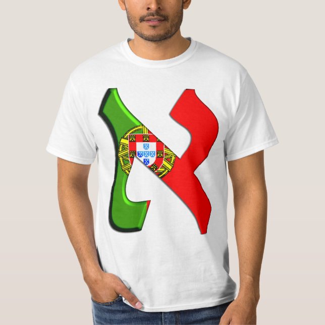 Aleph Portugal.png T Shirt (Framsida)
