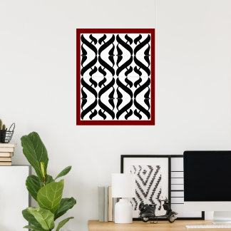 Aleph-symbolreflektion poster