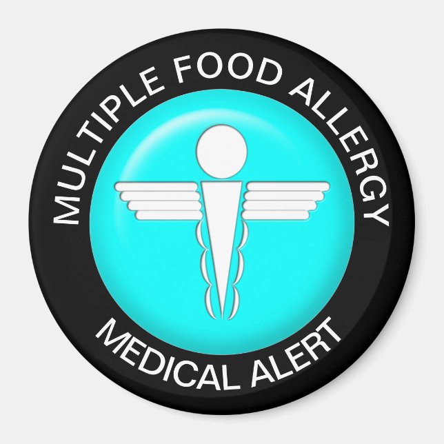 Alert Magnet Food Allergy Alert (Framsidan)
