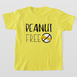 Alert om jordnötsfri symbol Peanut Allergy T-shirt