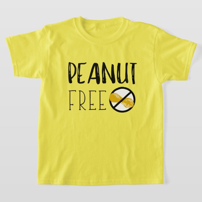 Alert om jordnötsfri symbol Peanut Allergy Tröja (Laydown)