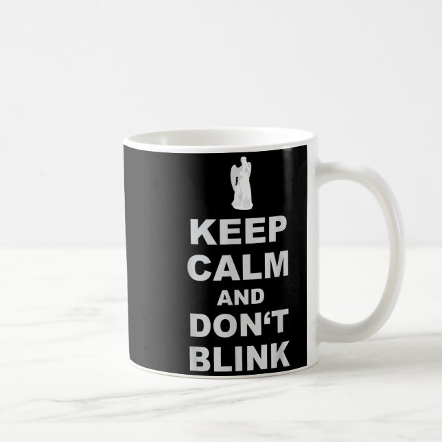 Alert - Weeng Angel - Keep Calm And Dont Blink 2  Kaffemugg (Höger)