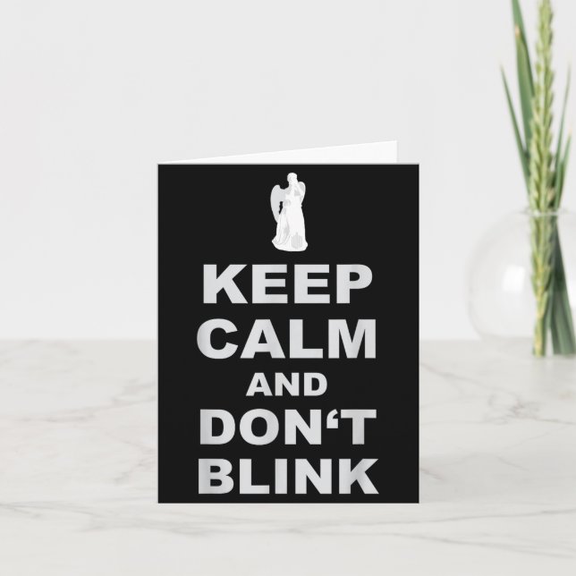 Alert - Weeng Angel - Keep Calm And Dont Blink 2  Kort (Framsida)
