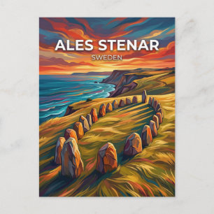 Ales stenar Sverige Vykort
