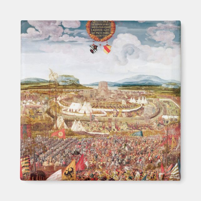 Alesia Besieged av Julius Caesar Magnet (Framsidan)