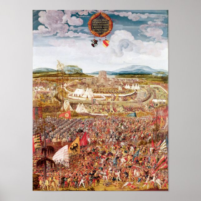 Alesia Besieged av Julius Caesar Poster (Framsidan)